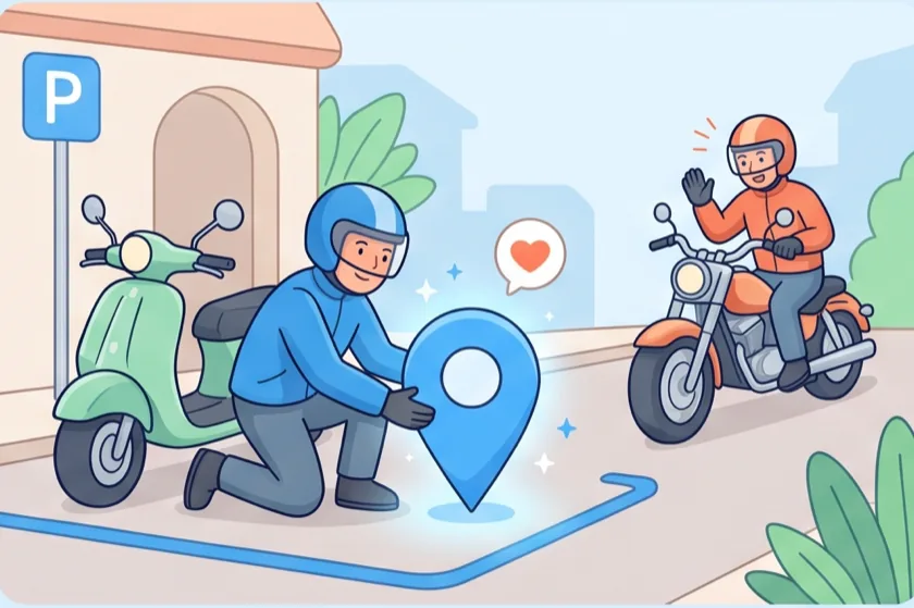 ひと手間の投稿が次のライダーを助ける挿絵